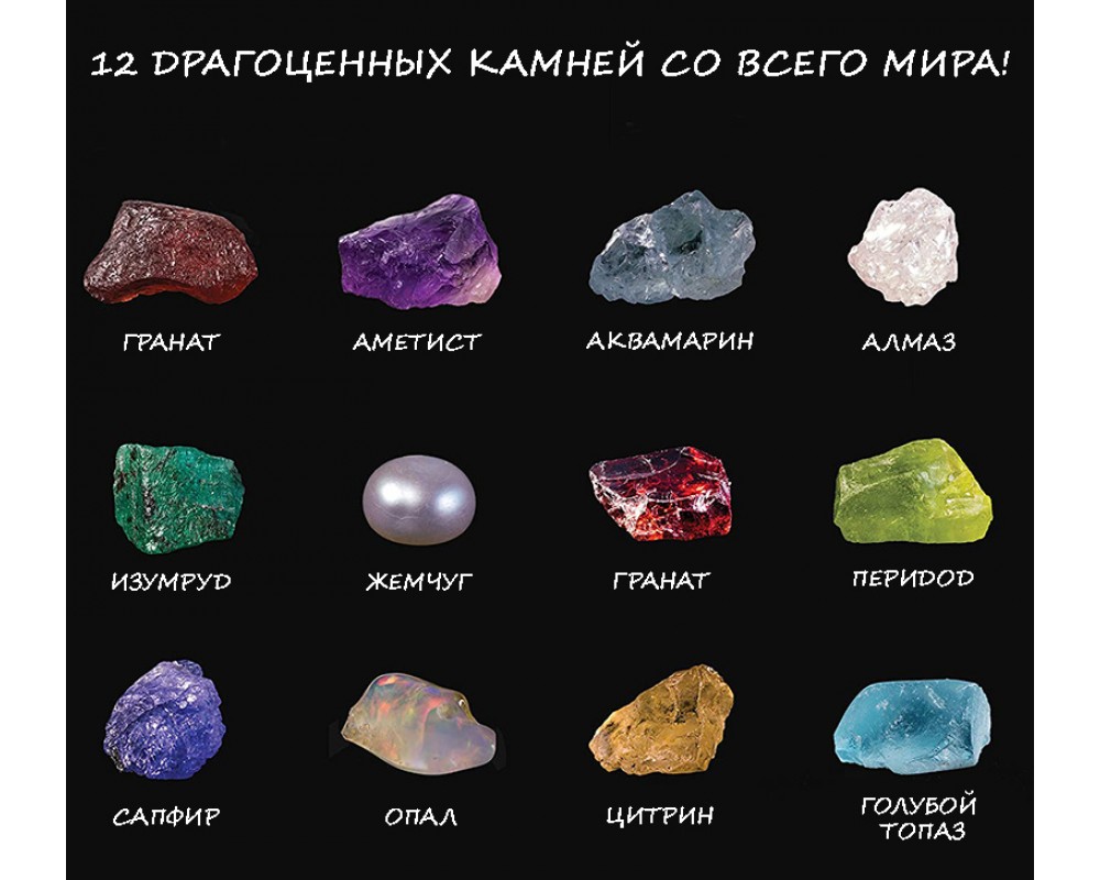 Научный набор Набор для раскопок камней Birthstone Dig Kit