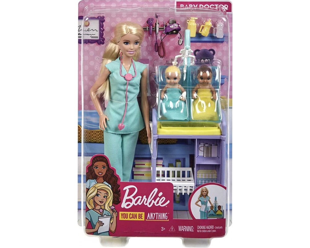 Игровой набор Барби детский доктор Barbie Baby Doctor