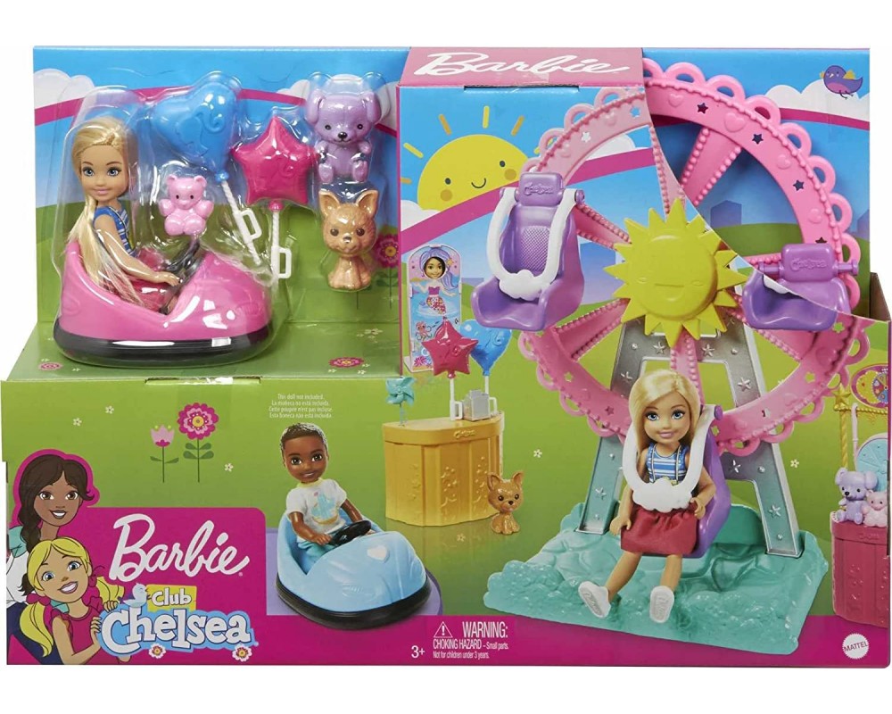 Игровой набор Barbie Барби Челси и парк аттракционов Chelsea and Carnival Playset