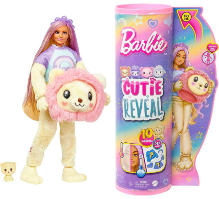 Кукла Барби Barbie Cutie Reveal 5 series Lion (Костюм Льва)