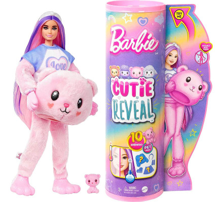 Кукла Барби Barbie Cutie Reveal 5 series Teddy Bear (Костюм Плюшевый Мишка)