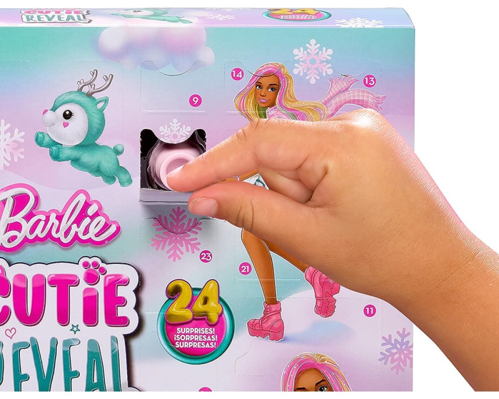Кукла Барби и Адвент-календарь Barbie Cutie Reveal Advent Calendar