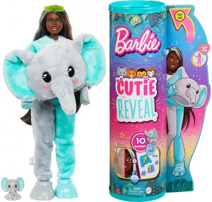 Кукла Барби Barbie Cutie Reveal Jungle Elephant (Костюм Слона)