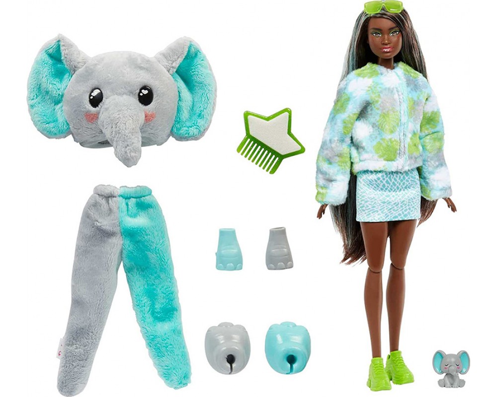 Кукла Барби Barbie Cutie Reveal Jungle Elephant (Костюм Слона)