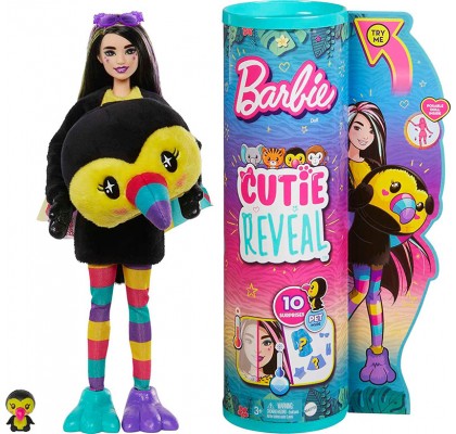 Кукла Барби Barbie Cutie Reveal Jungle Toucan (Костюм Тукана)