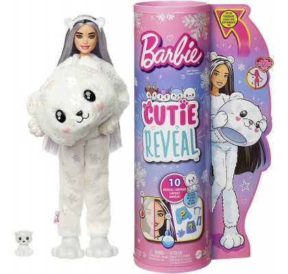 Кукла Barbie Cutie Reveal Polar Bear (Костюм Полярный Мишка)