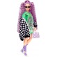 Кукла Барби с питомцем Barbie Extra and Pet Crimped Lavender