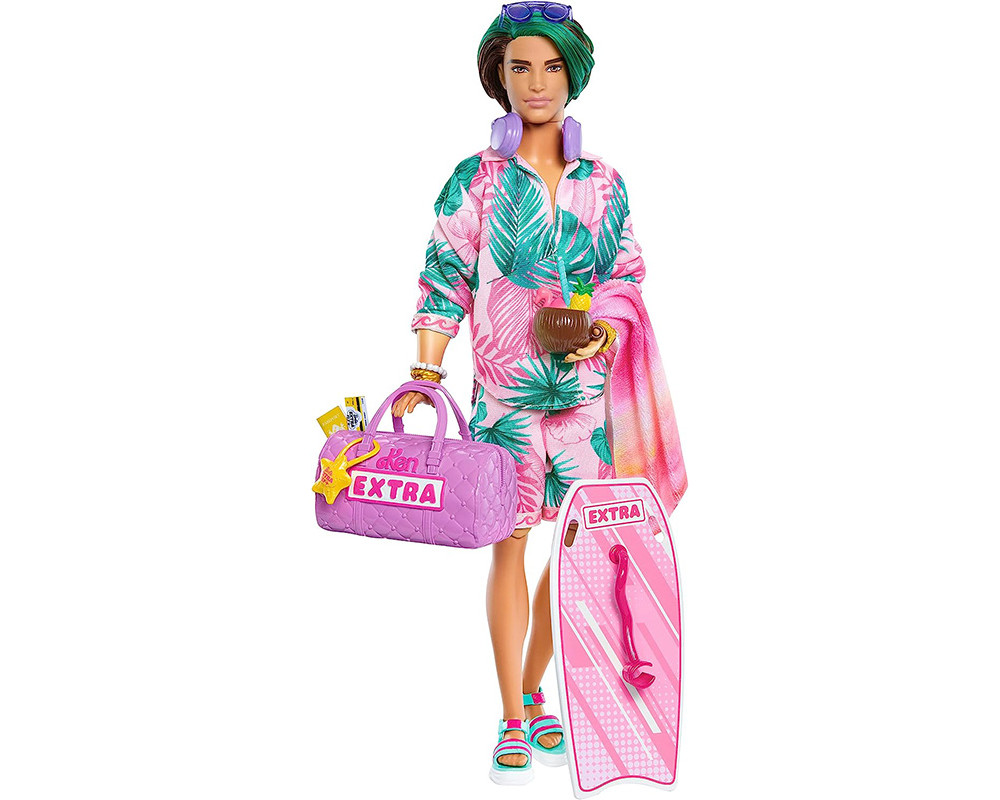 Кукла Барби Кен "Пляж" Barbie Extra Fly Ken Beach