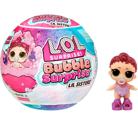 Сюрприз в шарике LOL Surprise Bubble Surprise Lil Sisters