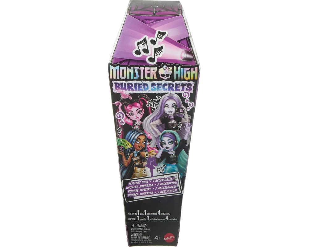 Кукла сюрприз 5 серия Monster High Buried Secrets Concert Lurks Кукла сюрприз 5 серия Monster High Buried Secrets Concert Lurks