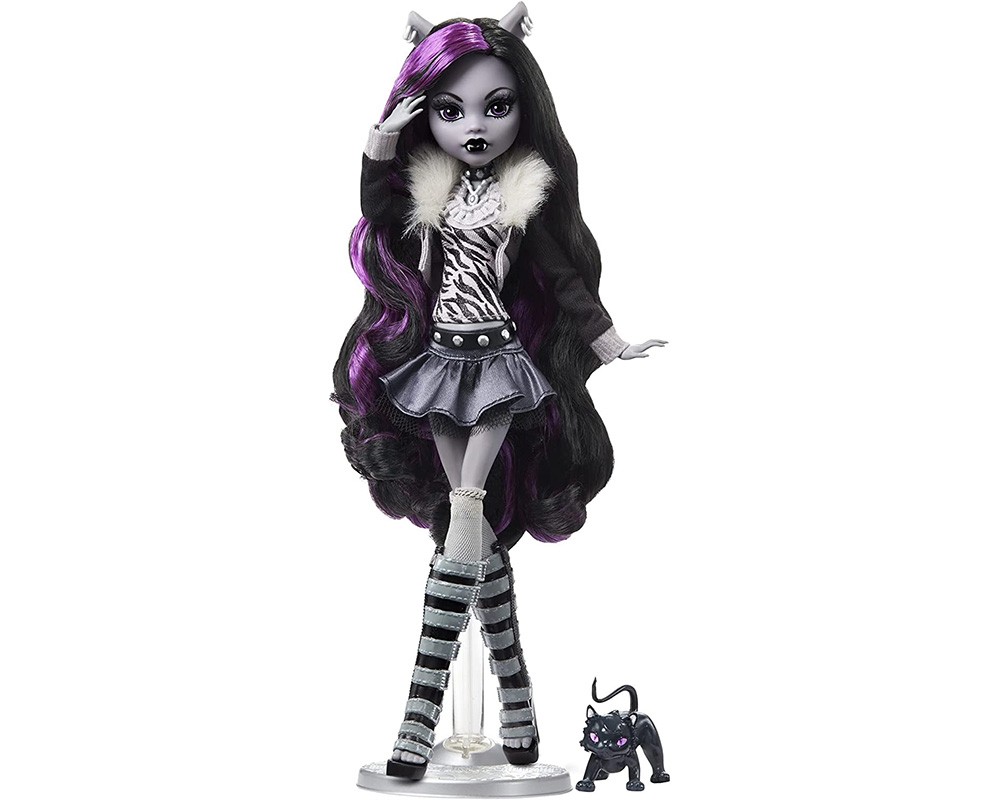 Кукла Monster High Clawdeen Wolf Black and White Клодин Вульф