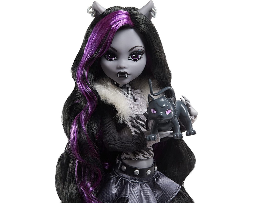 Кукла Monster High Clawdeen Wolf Black and White Клодин Вульф