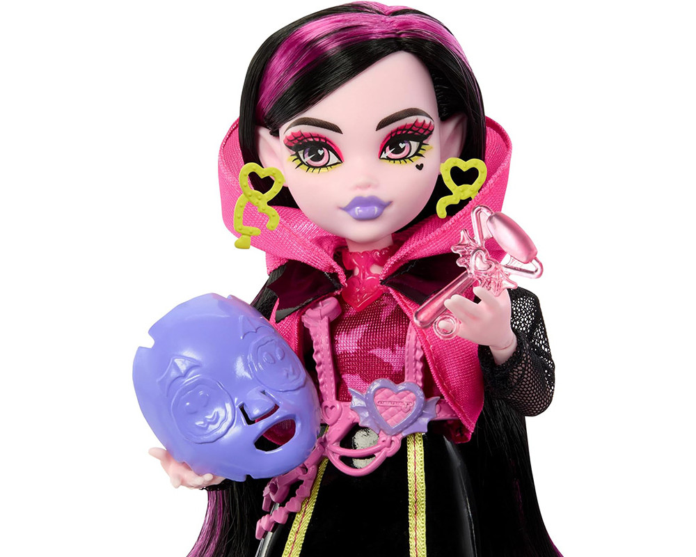 Кукла Monster High Draculaura Skulltimate Secrets Neon 3 series Дракулаура "Последние секреты 3"