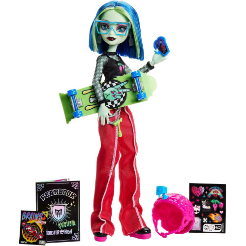 Кукла Monster High Fearbook Ghoulia Yelps Гулия Йелпс "Книга страхов"