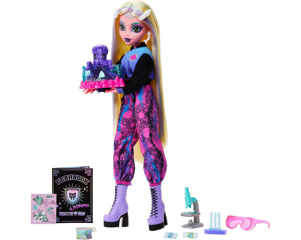 Кукла Monster High Fearbook Lagoona Blue Лагуна Блю "Книга страхов" Кукла Monster High Fearbook Lagoona Blue Лагуна Блю "Книга страхов"