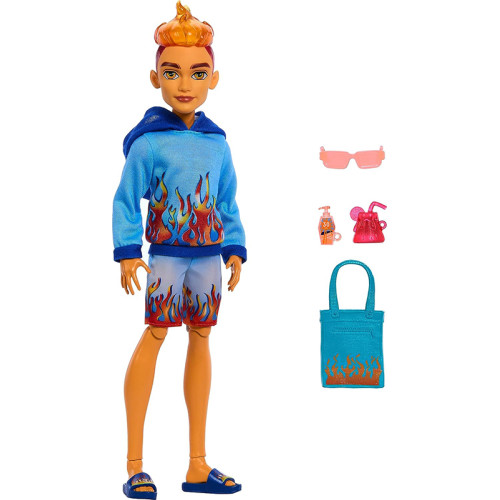 Пляжная кукла Хит Бёрнс с острова Адисе Monster High Heath Burns