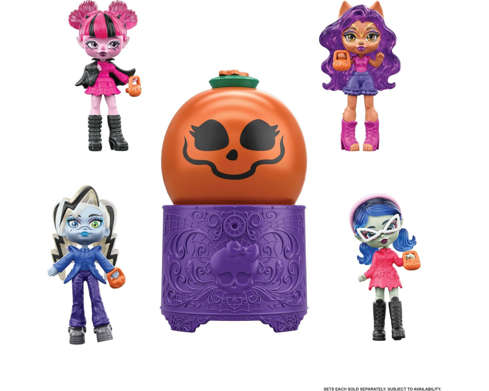 Мини-кукла Monster High Little Frights Halloween Mini Хэллоуин Мини-кукла Monster High Little Frights Halloween Mini Хэллоуин