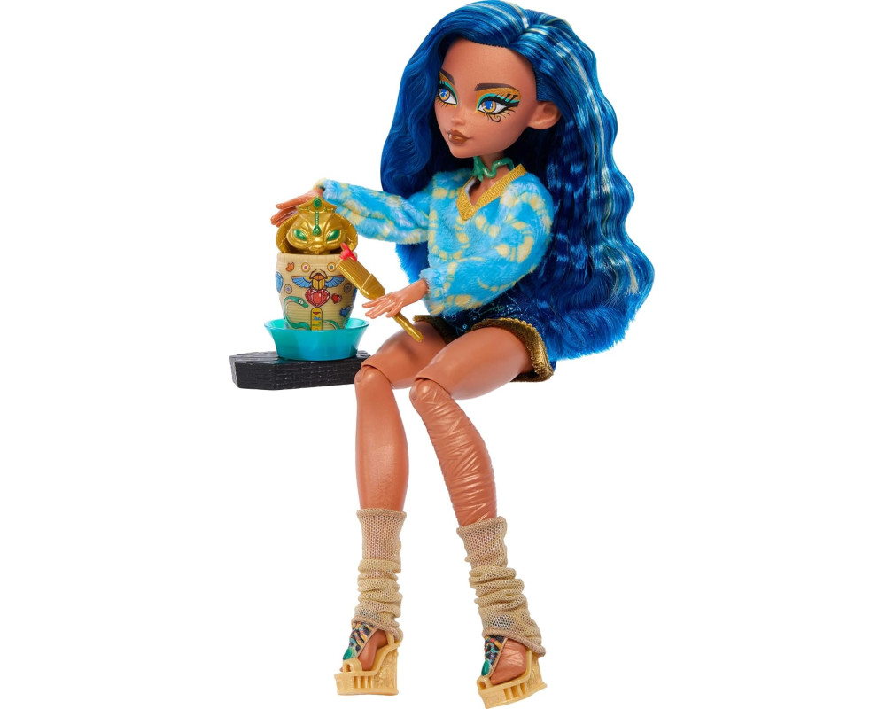 Кукла Monster High Self-Scare Secrets Cleo De Nile секрет Клео Кукла Monster High Self-Scare Secrets Cleo De Nile секрет Клео