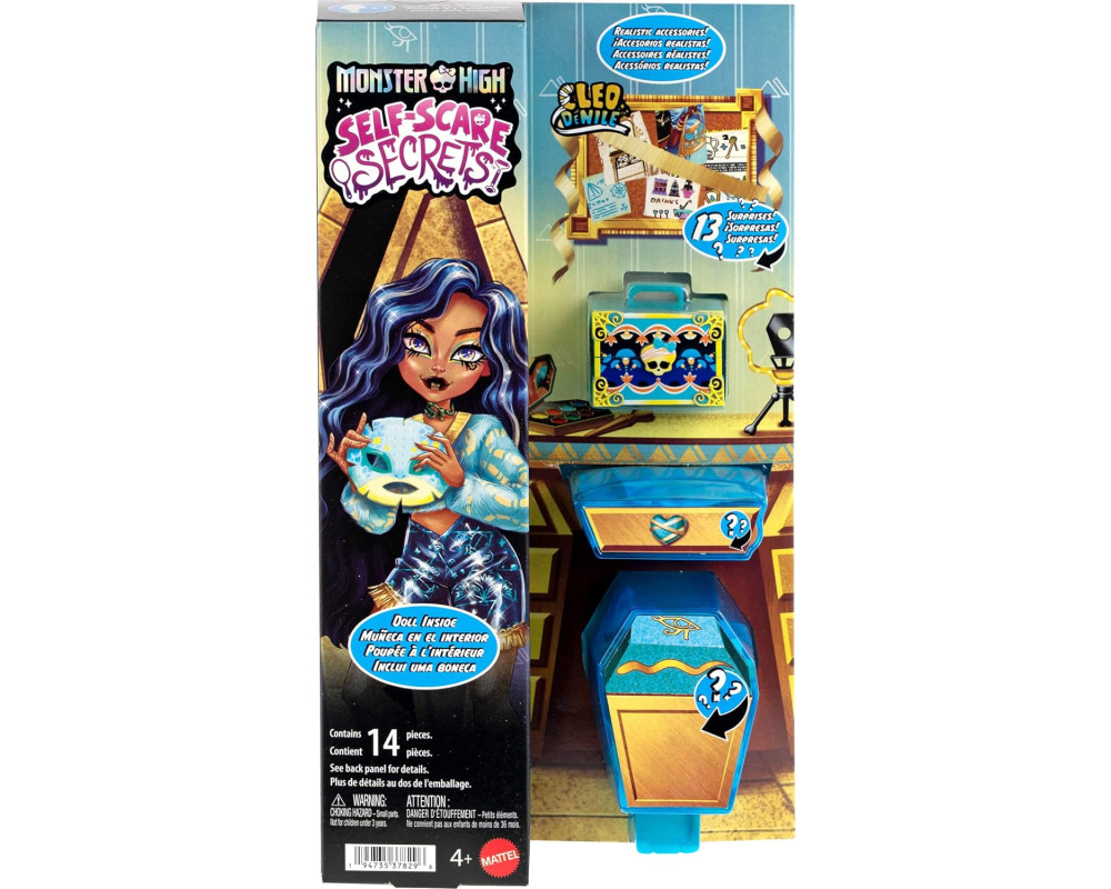 Кукла Monster High Self-Scare Secrets Cleo De Nile секрет Клео Кукла Monster High Self-Scare Secrets Cleo De Nile секрет Клео
