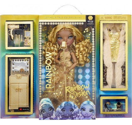 Кукла Rainbow High Meline Luxe (Gold Yellow) серия Divas