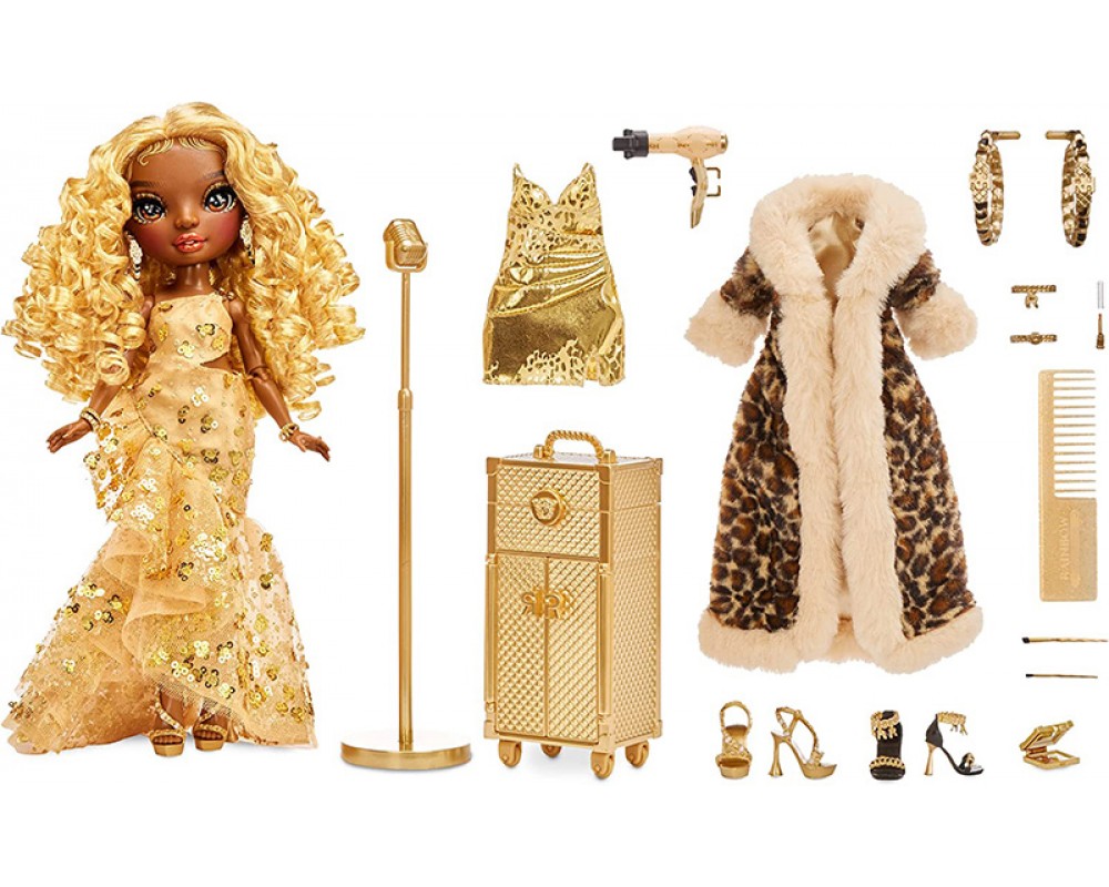 Кукла Rainbow High Meline Luxe (Gold Yellow) серия Divas