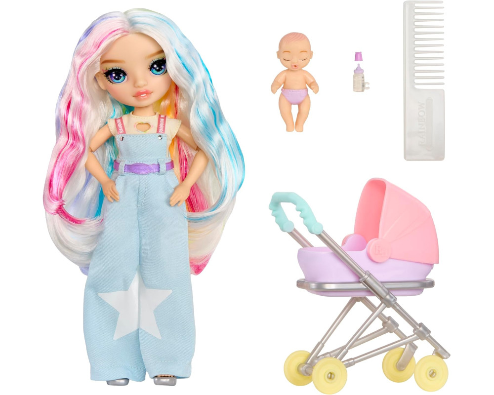 Кукла Rainbow High Bestie Babysitters Amaya Raine Амайя Рейн Кукла Rainbow High Bestie Babysitters Amaya Raine Амайя Рейн