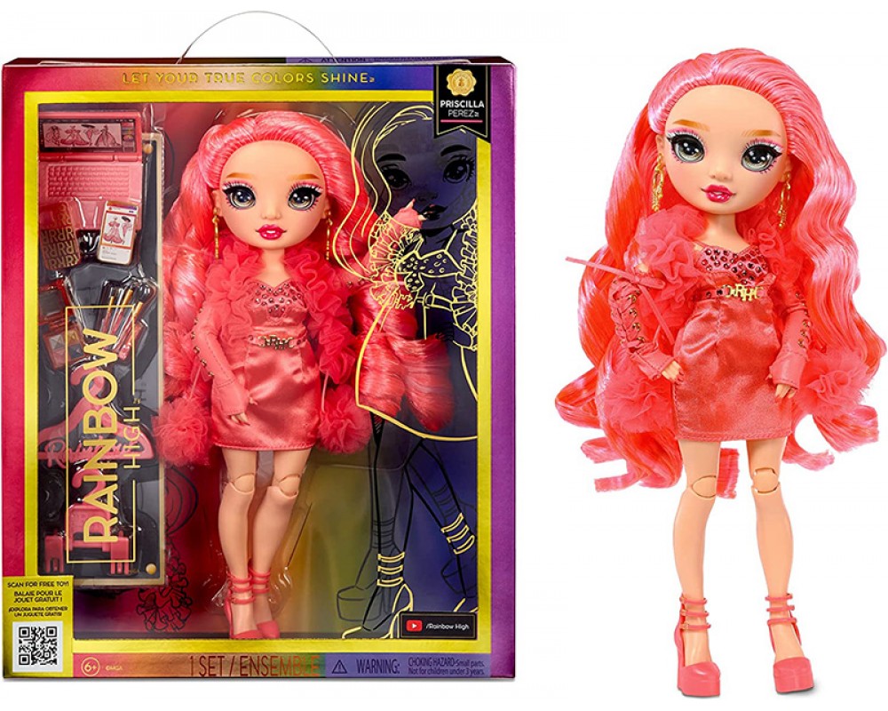 Кукла Rainbow High Priscilla Pink 5 series Присцилла
