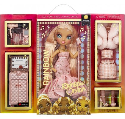 Кукла Rainbow High Sabrina St. Cloud (Rose-Quartz Pink) серия Divas
