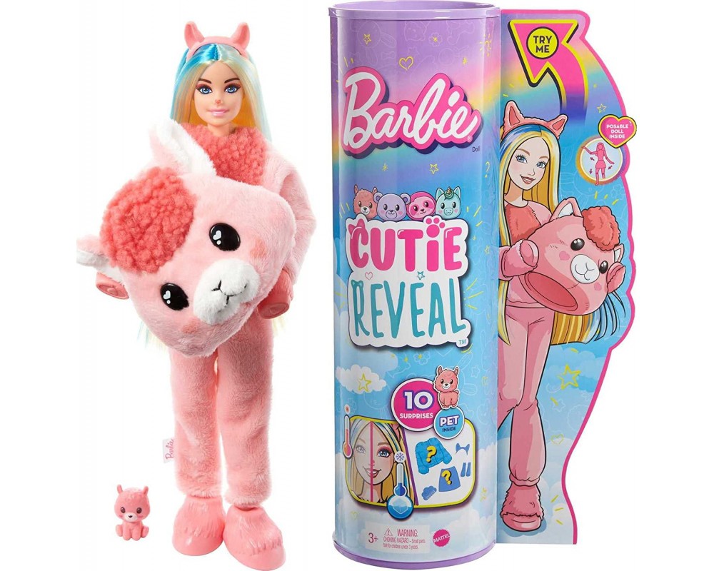 Кукла Barbie Cutie Reveal Fantasy Series Llama (Костюм Ламы)