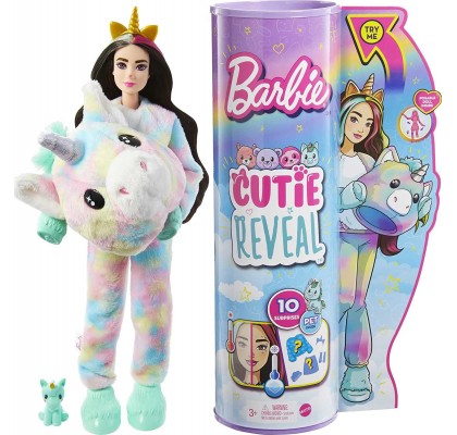 Кукла Barbie Cutie Reveal Fantasy Series Unicorn (Костюм Единорога)