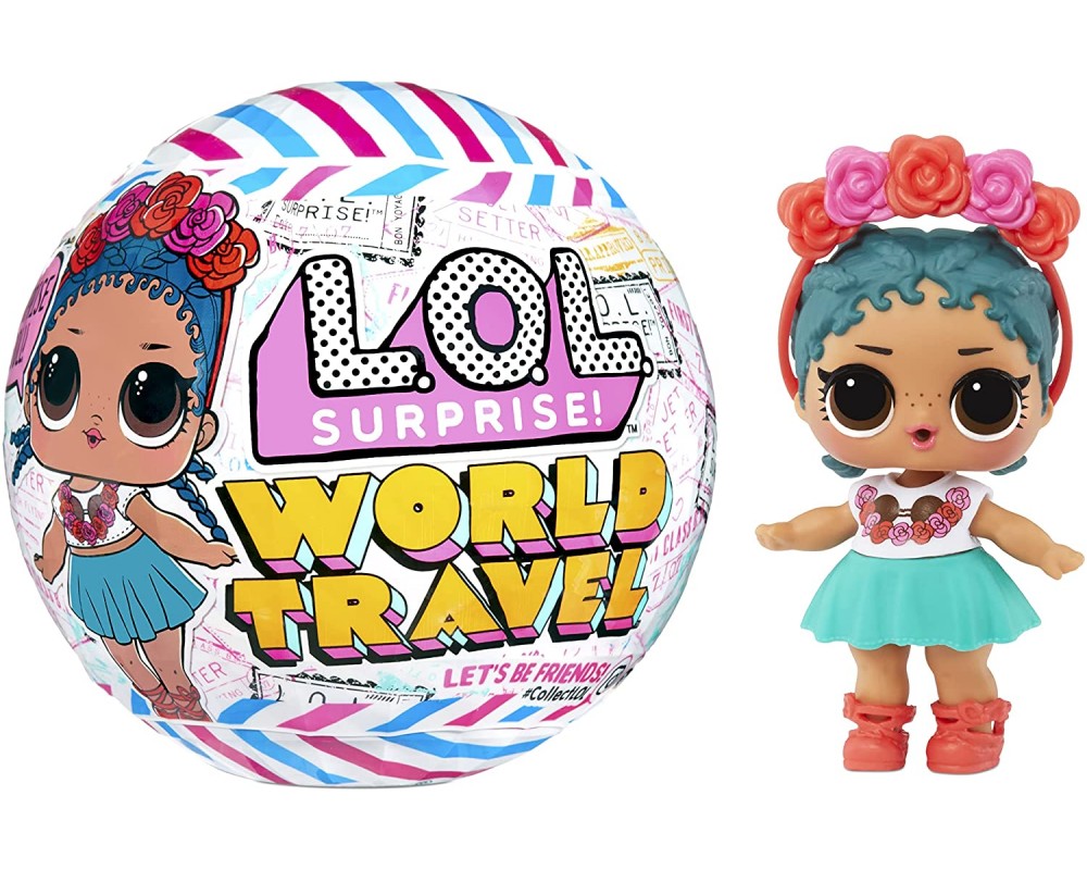 L.O.L. Surprise! Кукла сюрприз в шарике World Travel Dolls with 8 Surprises