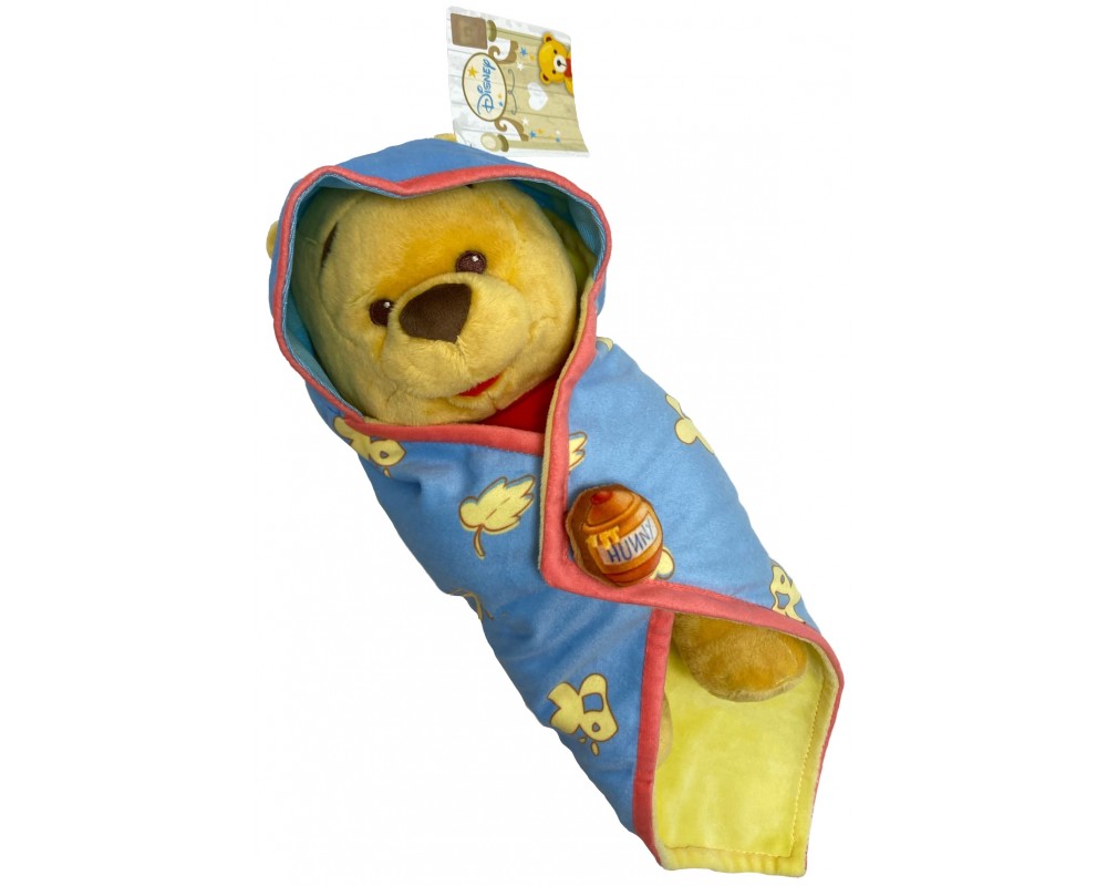 Мягкая игрушка Медвежонок Винни в одеяле