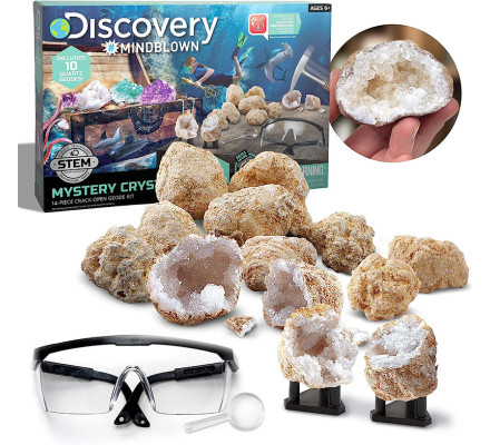 Научный набор Поиск Жеод (10 шт) Mystery Crystals Geode 10 Discovery