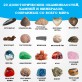 Научный набор Набор для раскопок доисторических окаменелостей, минералов и камней Mega Fossil and Gemstone Dig Kits