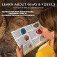 Образовательный коллекционный набор горных пород и окаменелостей Rock and Fossil Collection