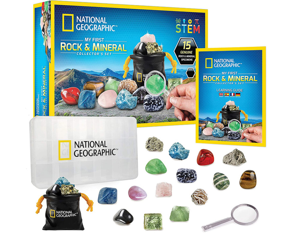 Образовательный коллекционный набор камней и минералов 2 Rocks and Minerals National Geographic