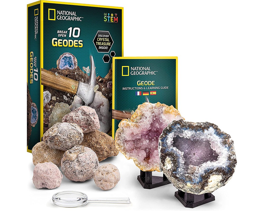 Научный набор Поиск Жеод (10 шт) Break Open Premium Geodes 10