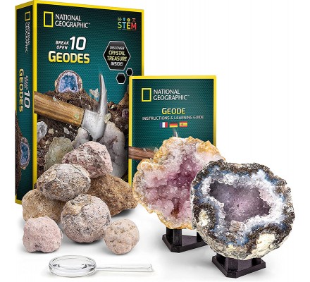 Научный набор Поиск Жеод (10 шт) Break Open Premium Geodes 10