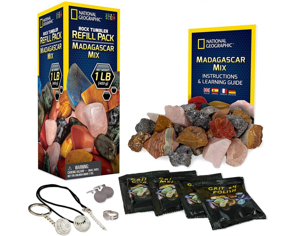 Набор камней для полировки Мадагаскар Микс Rock Tumbler Refill