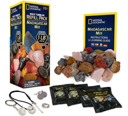 Набор камней для полировки Мадагаскар Микс Rock Tumbler Refill