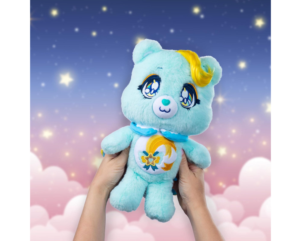Большой плюшевый мишка Care Bears "Хранители доброты" голубой 35 см Большой плюшевый мишка Care Bears "Хранители доброты" голубой 35 см