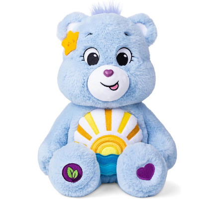 Большой плюшевый мишка Care Bears Sea Friend Bear голубой морской 35 см