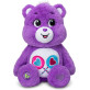 Большой плюшевый мишка Care Bears Share Bear фиолетовый 35 см